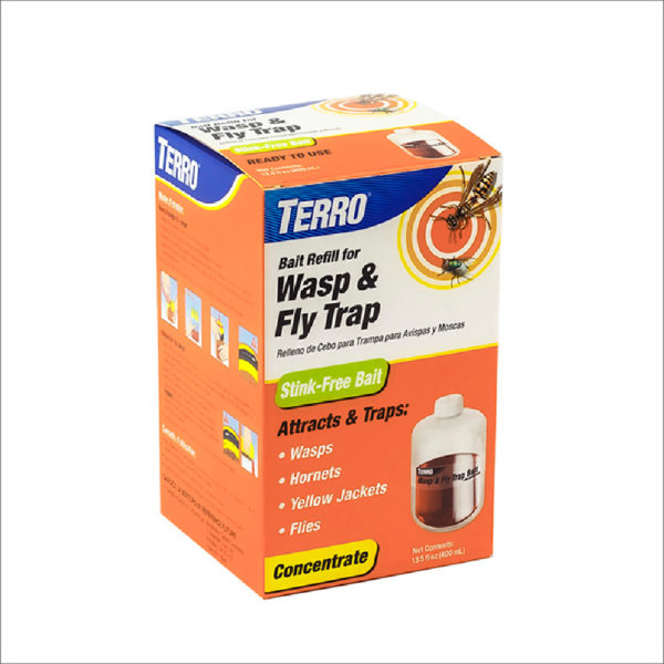Terro T517 Wasp & Fly Trap Plus Fruit Fly Refill Sherwood Pesticide