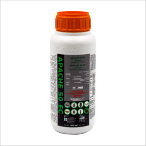 APACHE 50 EC is a broad-spectrum insecticide and acaricide with contact and respiratory action