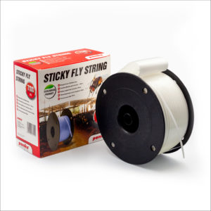 sherwood_Sticky fly string to capture flies of different species in closed spaces such as farm buildings, stables, or greenhouses