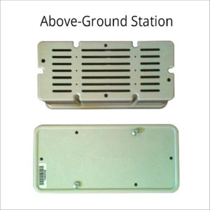 The Exterra Above-Ground station is used when termite activity is already present in the structures at the site