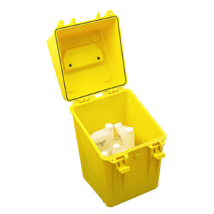 Yellow insecticides box